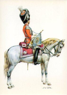 LAMINA V44221: Konigreich Frankreich 1814-15. Trompeter
