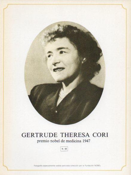 LAMINA V44322: Gertrude Theresa Cori