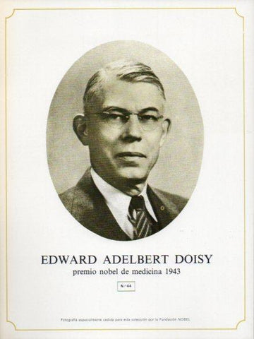 LAMINA V44344: Edward Adelbert Doisy
