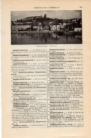 LAMINA V44878: Vista de Desenzano sul Lago