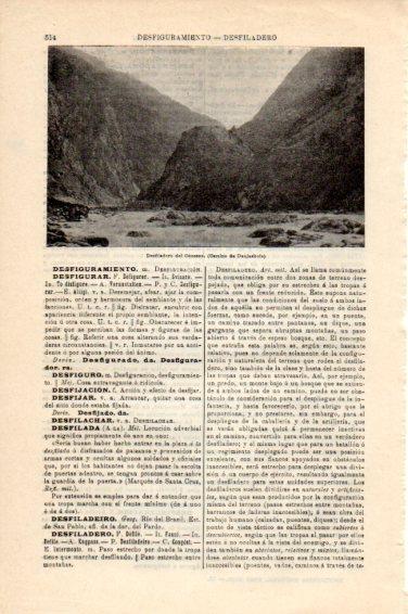 LAMINA V44879: Desfiladero del Caucaso