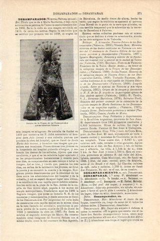 LAMINA V44869: Virgen de los Desamparados