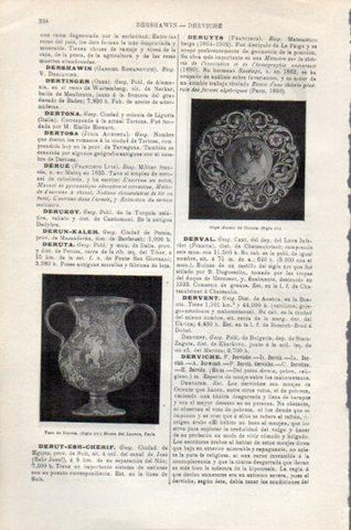 LAMINA V44865: Copa y vaso de Deruta