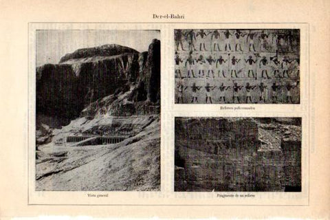 LAMINA V44862: Templo Der-el-Bahri, Egipto