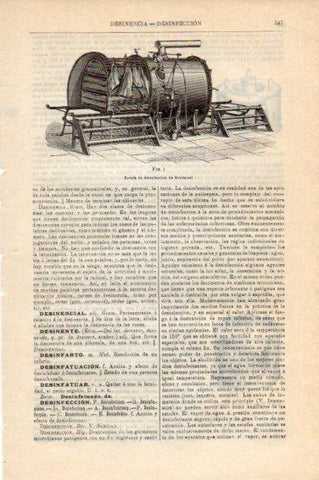 LAMINA V44885: Estufa de desinfeccion de Schimmel