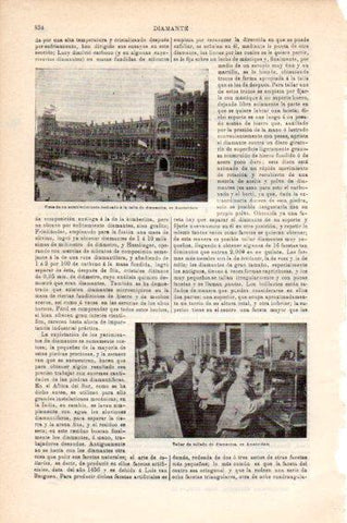 LAMINA V44919: Establecimientos de diamantes en Amsterdam