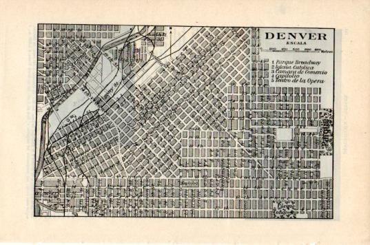LAMINA V44851: Plano de Denver