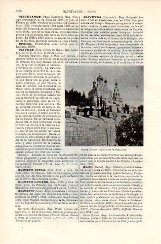LAMINA V44815: Iglesia en Monte Olivete