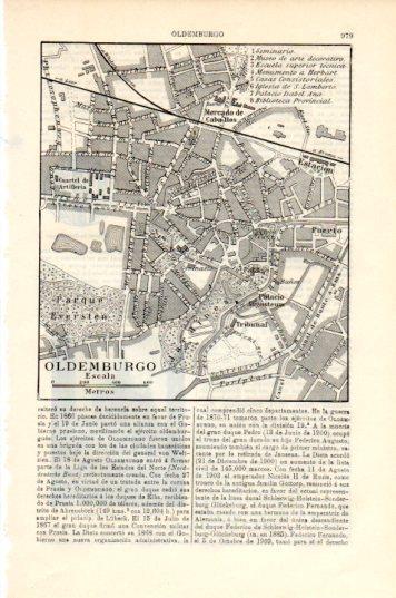 LAMINA V44806: Plano de Oldemburgo, Alemania