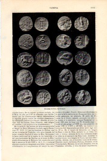 LAMINA V44804: Monedas de Elis, Olimpia