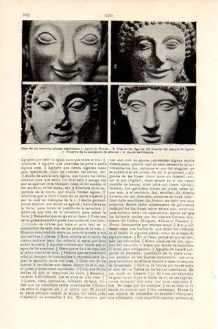LAMINA V44793: Ojos de estatuas griegas