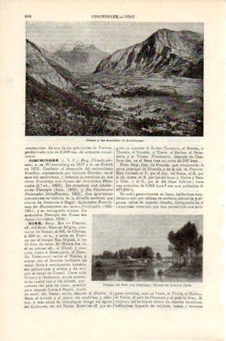 LAMINA V44792: Montañas de Belladonne