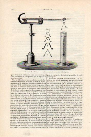 LAMINA V44850: Balanza para la densidad de los liquidos