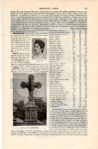 LAMINA V44847: La cruz del convento en Denia