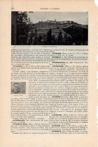 LAMINA V45023: Vista general de Citerna, Italia