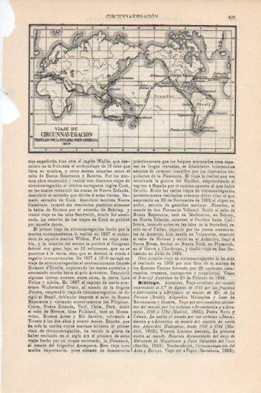 LAMINA V45020: Viaje de Circunnavegacion por Escuadra Norteamericana 1909