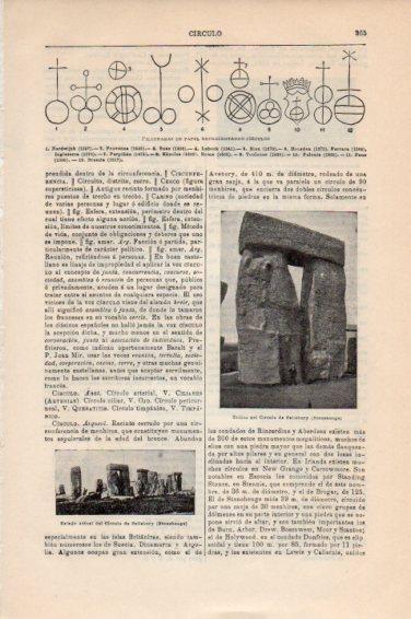 LAMINA V45017: Trilito en Stonehenge