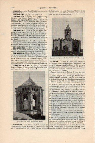 LAMINA V45005: Cimborrio de la iglesia de Poblet