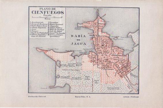 LAMINA V44995: Plano de Cienfuegos, Cuba