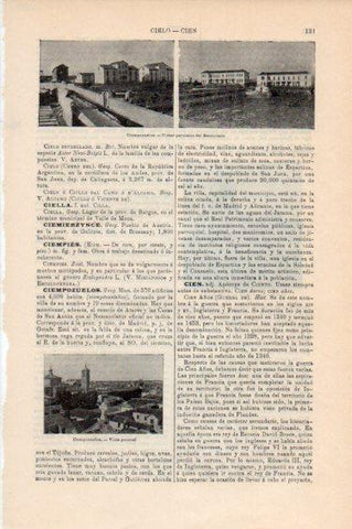 LAMINA V44994: Vista y Manicomio de Ciempozuelos