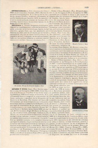 LAMINA V45032: Ricardo Opisso y Sala