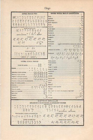 LAMINA V44991: Sistema Braille