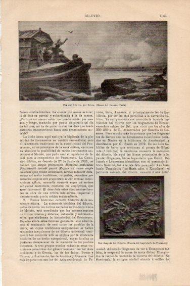 LAMINA V44947: Fin del Diluvio por Brion