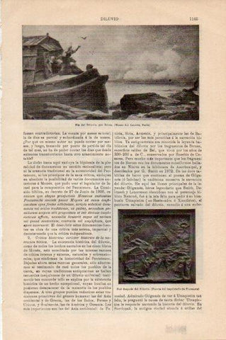 LAMINA V44947: Fin del Diluvio por Brion