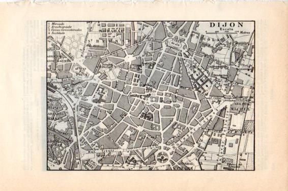 LAMINA V44940: Plano de Dijon