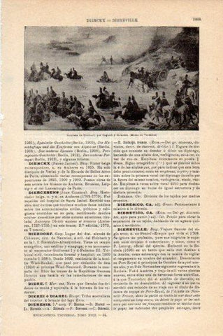LAMINA V44934: Combate de Dierdorf por Cogniet y Girardet
