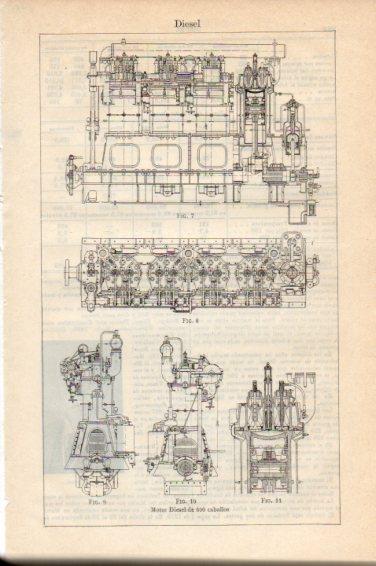 LAMINA V44937: Motor Diesel de 600 caballos