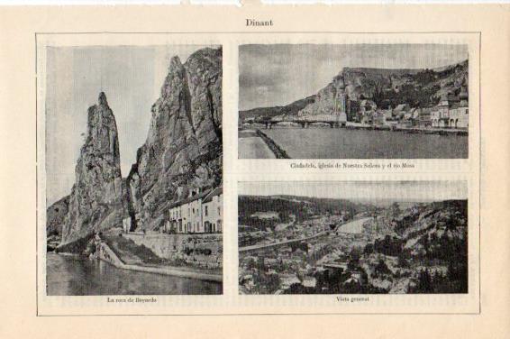 LAMINA V44958: Vistas de Dinant, Belgica
