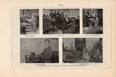 LAMINA V44989: Colegio de Sordomudos y Ciegos de Madrid