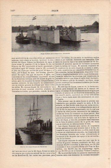 LAMINA V44975: Dique flotante para submarinos, Alemania