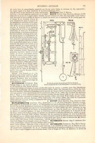 LAMINA V44578: Reloj de pendulo por C. Huygens