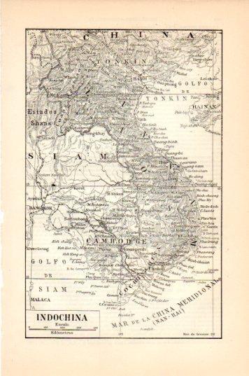 LAMINA V44637: Mapa de Indochina