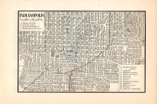 LAMINA V44632: Plano de Indianopolis