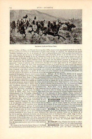LAMINA V44574: Los hunos por Ulpiano Checa