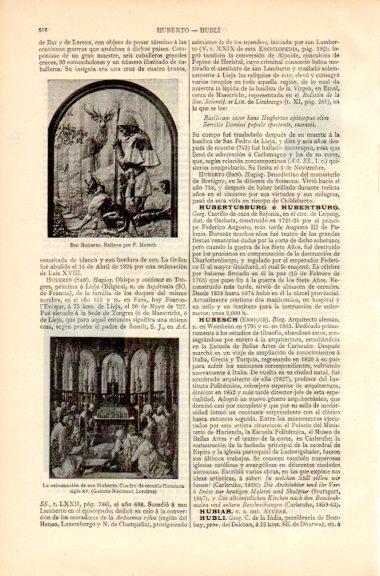 LAMINA V44534: San Humberto relieve por F. Matsch