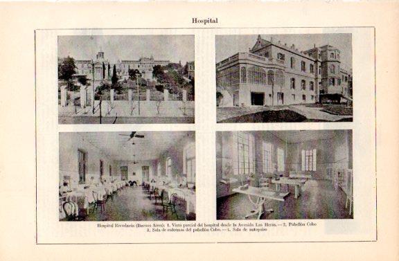 LAMINA V44529: Hospital Rivadavia en Buenos Aires