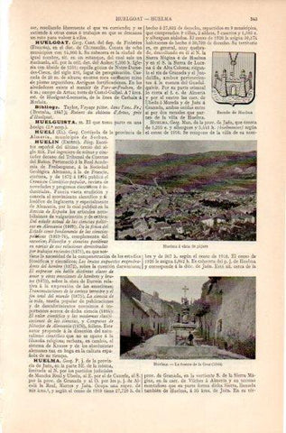 LAMINA V44539: Vista y fuente de la Cruz en Huelma, Jaen