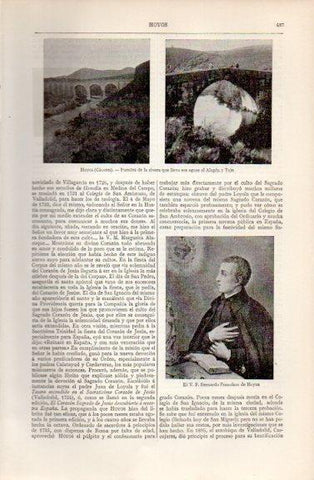 LAMINA V44521: Puente de la Rivera en Hoyos, Caceres