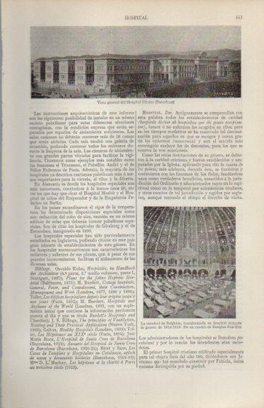 LAMINA V44515: Vista Hospital Clinico en Barcelona