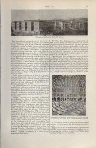 LAMINA V44515: Vista Hospital Clinico en Barcelona