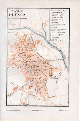 LAMINA V44549: Plano de Huesca