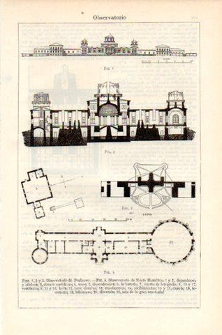 LAMINA V44737: Observatorios de Poulkowa y Monte Hamilton