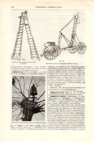 LAMINA V44728: Observatorio de artilleria en guerra europea