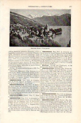 LAMINA V44719: Vista general de Oberhofen, Suiza