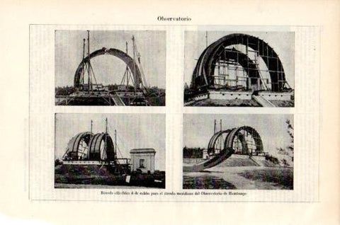 LAMINA V44731: Boveda cilindrica del Observatorio de Hamburgo