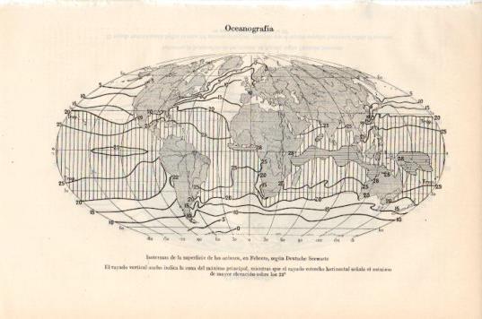 LAMINA V44765: Isotermas de los oceanos